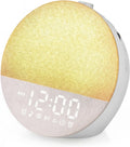 Geuuap Sunrise Alarm Clock White Noise Machine | Natural Wake-Up Light for Bedroom with 30 Soothing Sleep Aids, Bluetooth Speaker…
