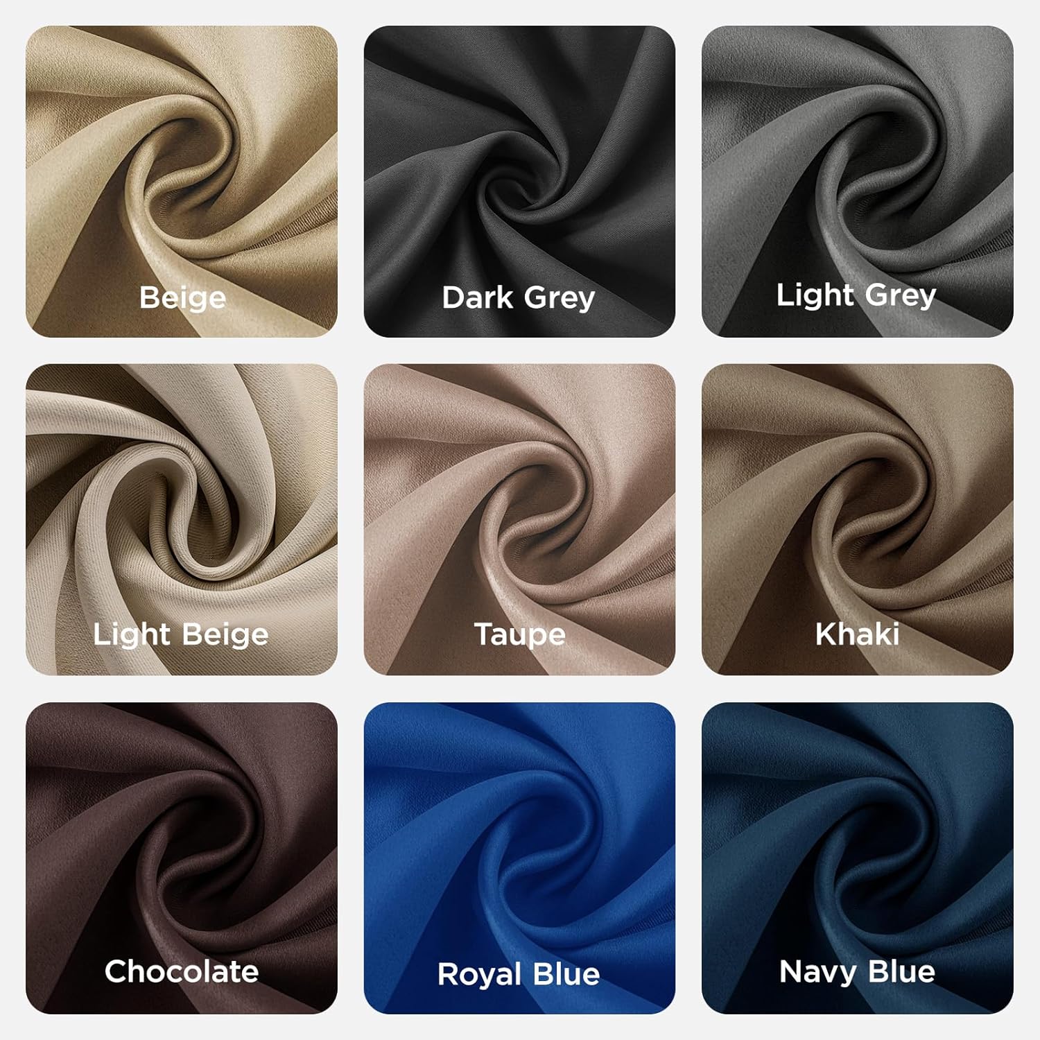Joydeco Blackout Curtains 72 Inch Length 2 Panels Set, Thermal Insulated Long Drapes 2 Burg, Room Darkening Grommet Curtains for Living Roo…
