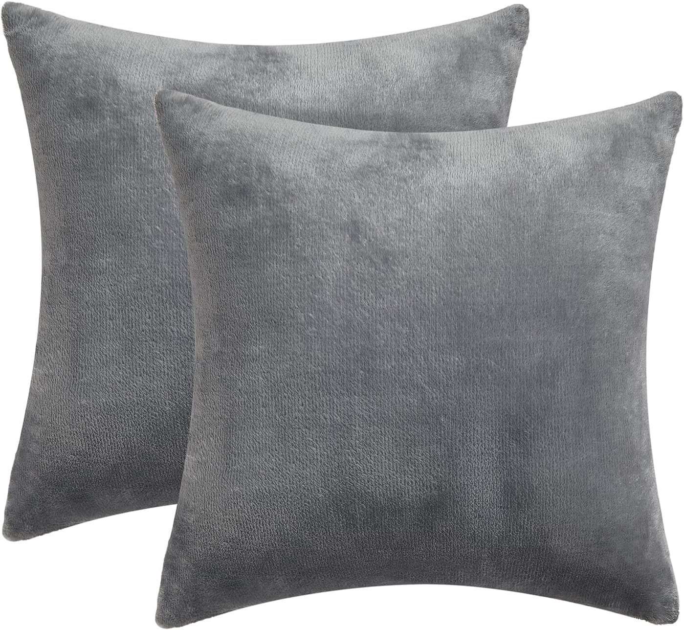 Bedelite Velvet Pillow Covers 26x26 with Zipper, 2 Pack Super Soft Square Pillow Covers for Bedroom, Sofa, Couch, Luxury Cozy Fleece Pillowc…