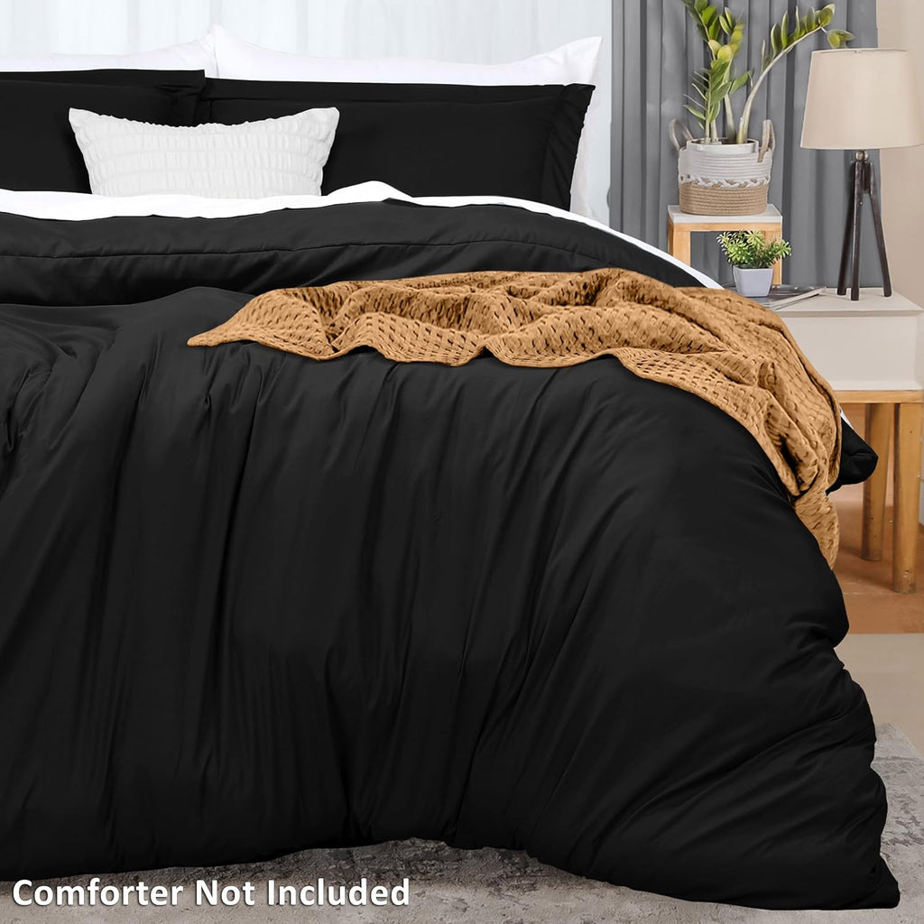 Utopia Bedding Duvet Cover Queen Size - 3 Piece with Zipper Closure - 1 Comforter Cover 90X90 Inches & 2 Pillow Shams 20X26 Inches…