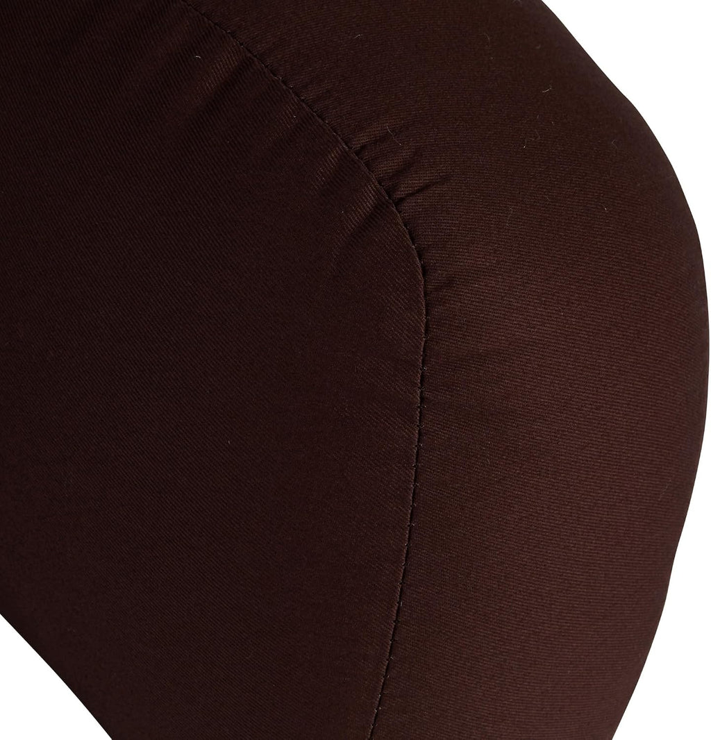 Greendale Home Fashions Cotton Duck Bed Rest Reading Pillow with Arms, Mocha
