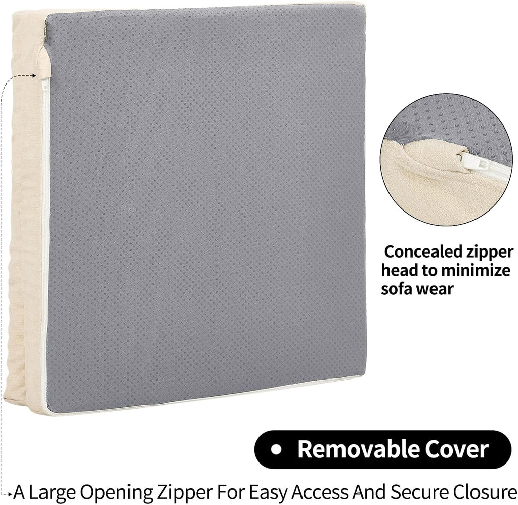 Recliner Cushions for Elderly, 20x20x5 Inch Thick Chair Cushion Patent Design Soft Tufted Dual Layer Booster Seat Cushions for Seniors…