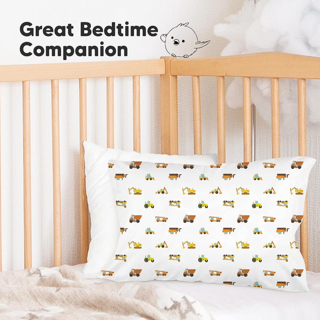 KeaBabies Toddler Pillowcase 13x18 – 2-Pack Organic Cotton Toddler Pillowcase for Kids, Boys, Girls, Soft & Durable Cotton Cover for Miniat…