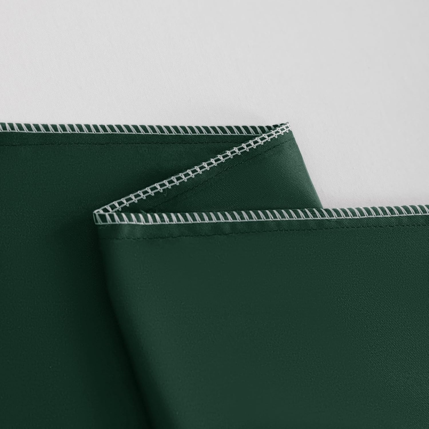 Ntbay King Pillowcase Set - 2 Pack Brushed Microfiber 20x36 Pillowcases - Soft, Wrinkle-Free, Fade-Resistant, Stain-Resistant, Dark Green P…