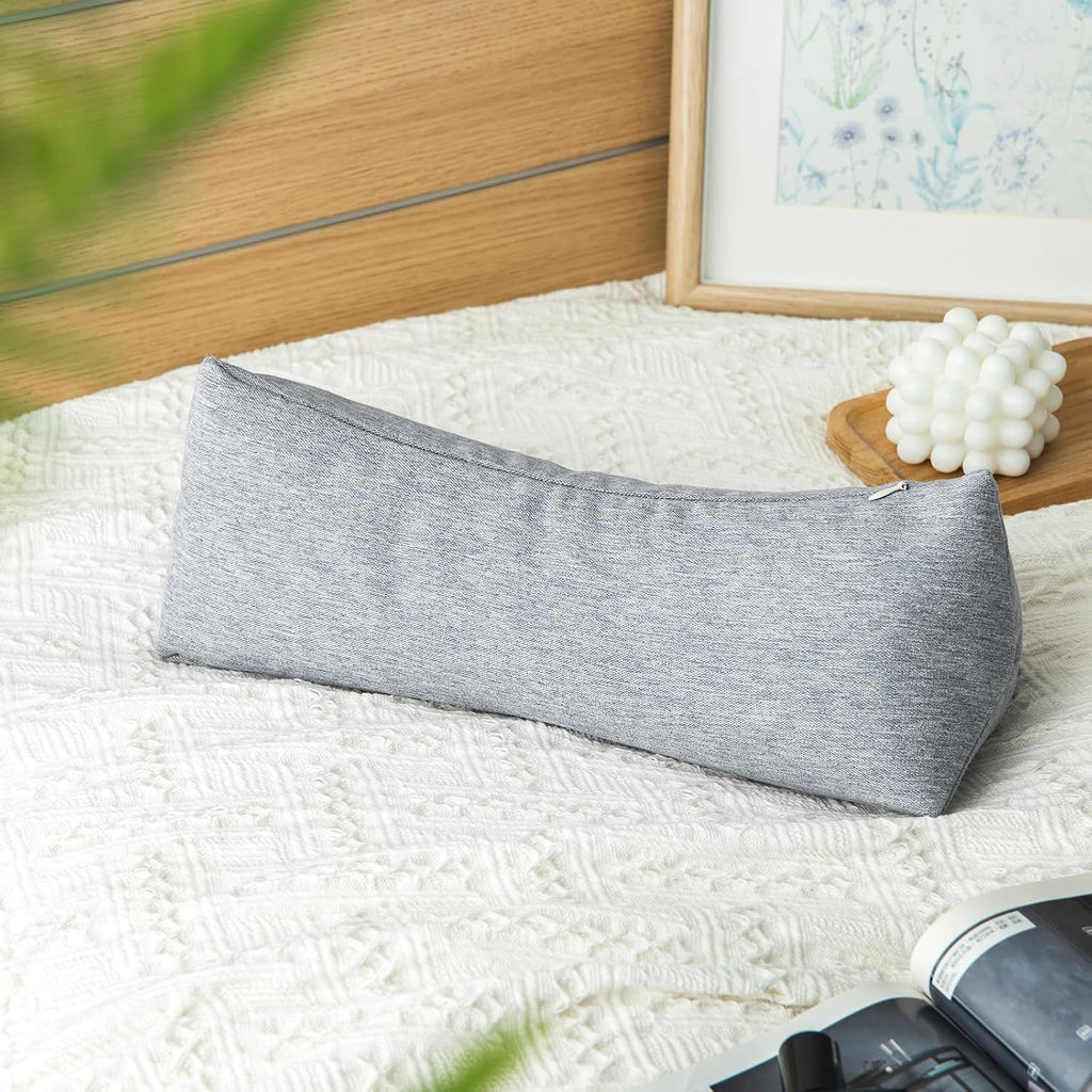Gloryseason Buckwheat Neck Support Pillow Cervical Neck Cylinder Bolster Pillow, Buckwheat Hulls Adjustable Roll Pillow, Neck for Back and Si…