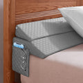 EUHAMS Twin Size Bed Wedge Pillow - Bed Gap Filler Mattress Wedge Headboard Pillow - Fill The Gap (0-7") Between Headboard and Mattress…