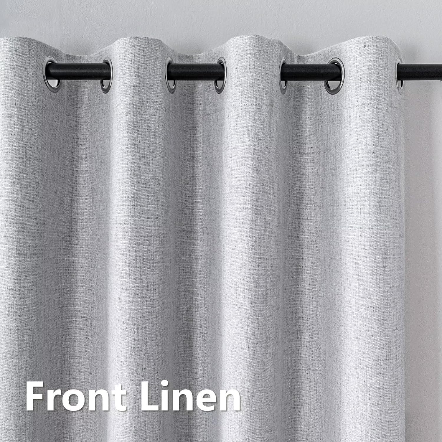 IGEMAEVE Blackout Curtains 108 Inches Long for Bedroom,100% Black Out Curtains 2 Panels Set, Thermal Insulated Room Darkening Drapes…
