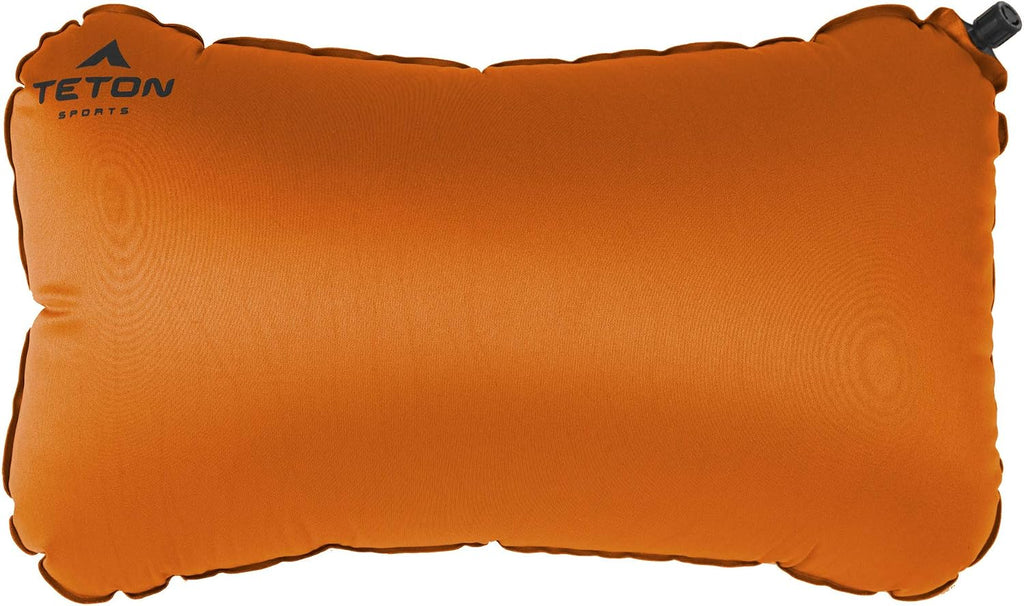 Teton Sports ComfortLite Self-Inflating Pillow; Support Your Neck and Travel Comfortably; Take it on the Airplane, in the Car, Backpacking,…