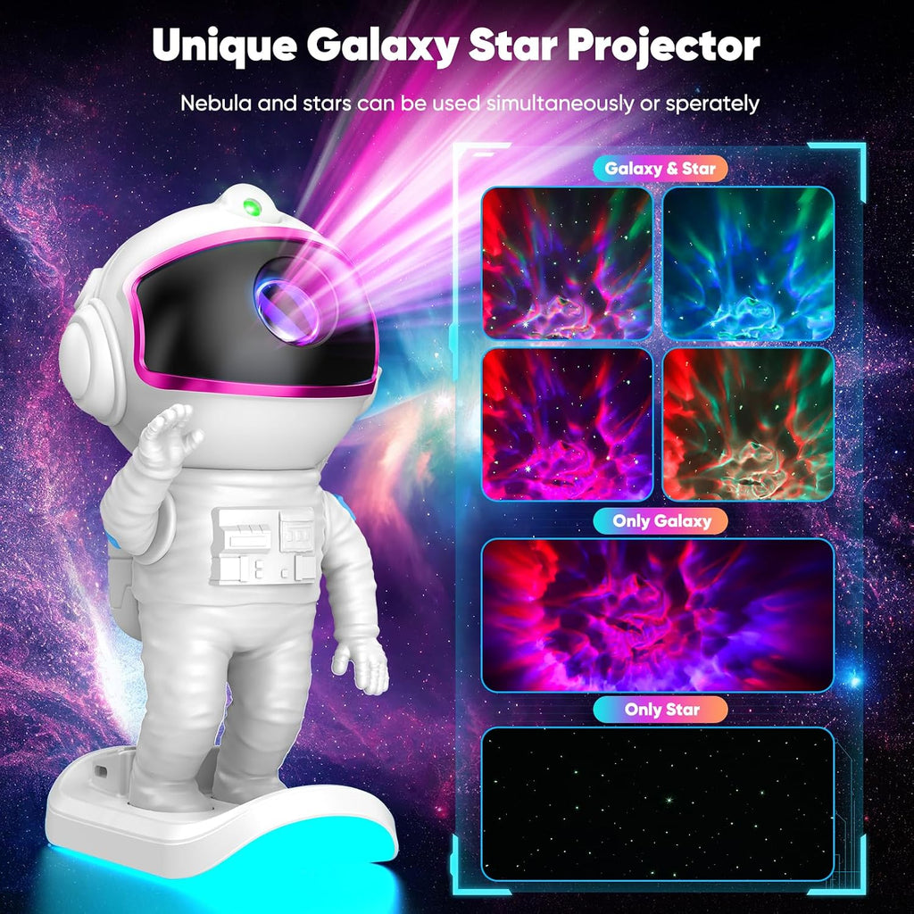 Astronaut Galaxy Projector, Star Projector Night Light with Timer and Remote for Bedroom, Kids Room Decor, Gifts for Adults, Teens…
