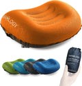 TREKOLOGY Ultralight Inflatable Camping Travel Pillow - ALUFT 2.0 Compressible, Compact, Comfortable, Ergonomic Inflating Pillows for…