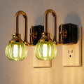 JandCase Night Light, Night Lights Plug into Wall, Green Tulip LED Nightlight, 0-100 LM Dimmable Nightlights, Dusk to Dawn Sensor, 1W…