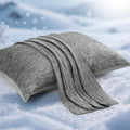 Elegear Cooling Pillow Cases for Hot Sleepers, Japanese Q-Max 0.5 Cooling Pillowcases, Both Sides(Cooling/Cotton), Breathable Soft Pillowca…