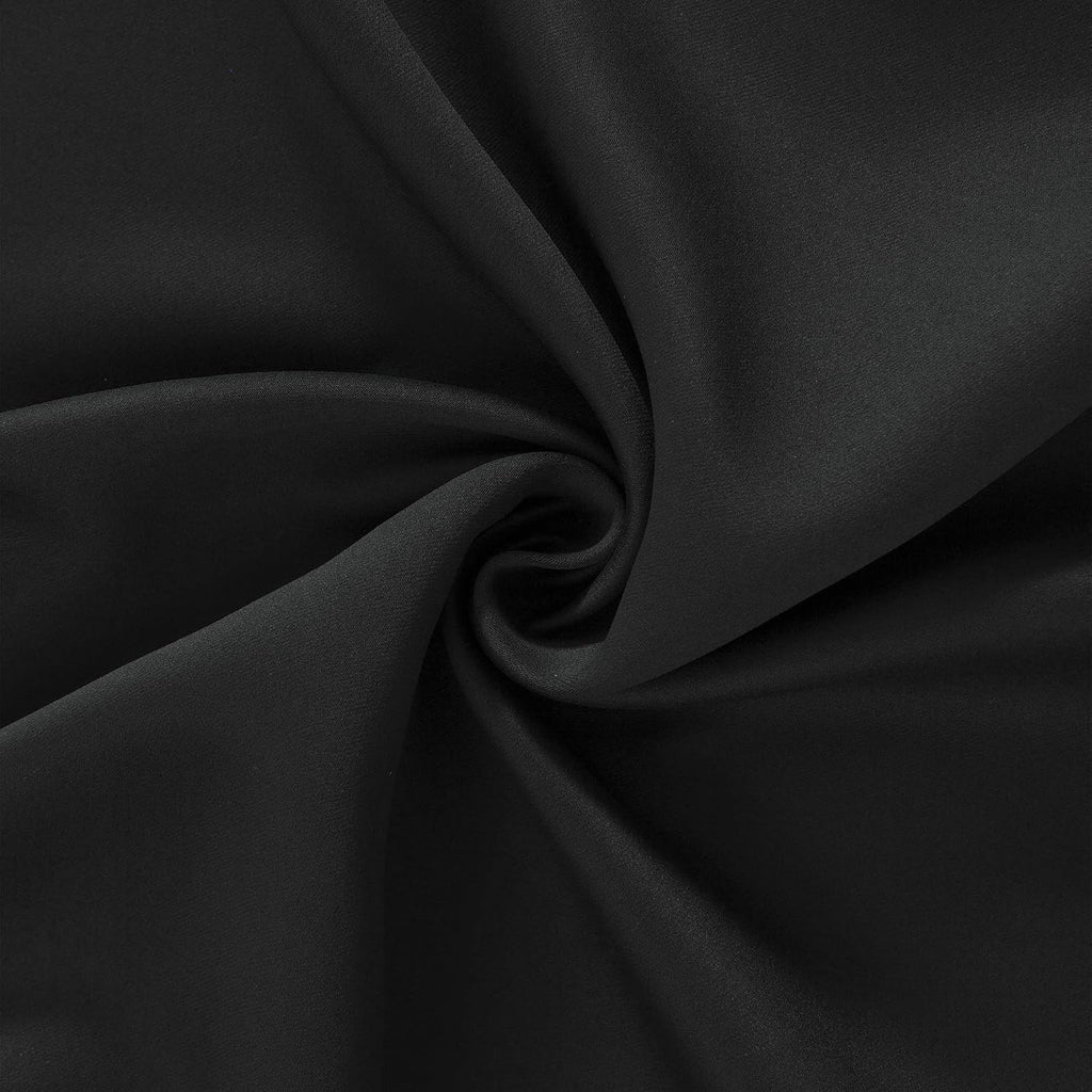 Lemomo Blackout Curtains 66 x 95 inch/Black Curtains Set of 2 Panels/Thermal Insulated Room Darkening Bedroom Curtains 95 inch Black