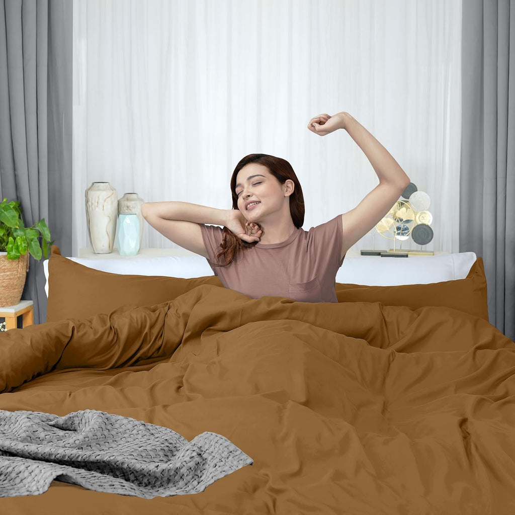 Utopia Bedding Duvet Cover Queen Size - 3 Piece with Zipper Closure - 1 Comforter Cover 90X90 Inches & 2 Pillow Shams 20X26 Inches…
