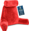 HusbandPillow Husband Pillow Medium Reading Pillow with Arms - 23" Backrest for Sitting Up in Bed - Firm Support Bed Rest Pillow for Adults…