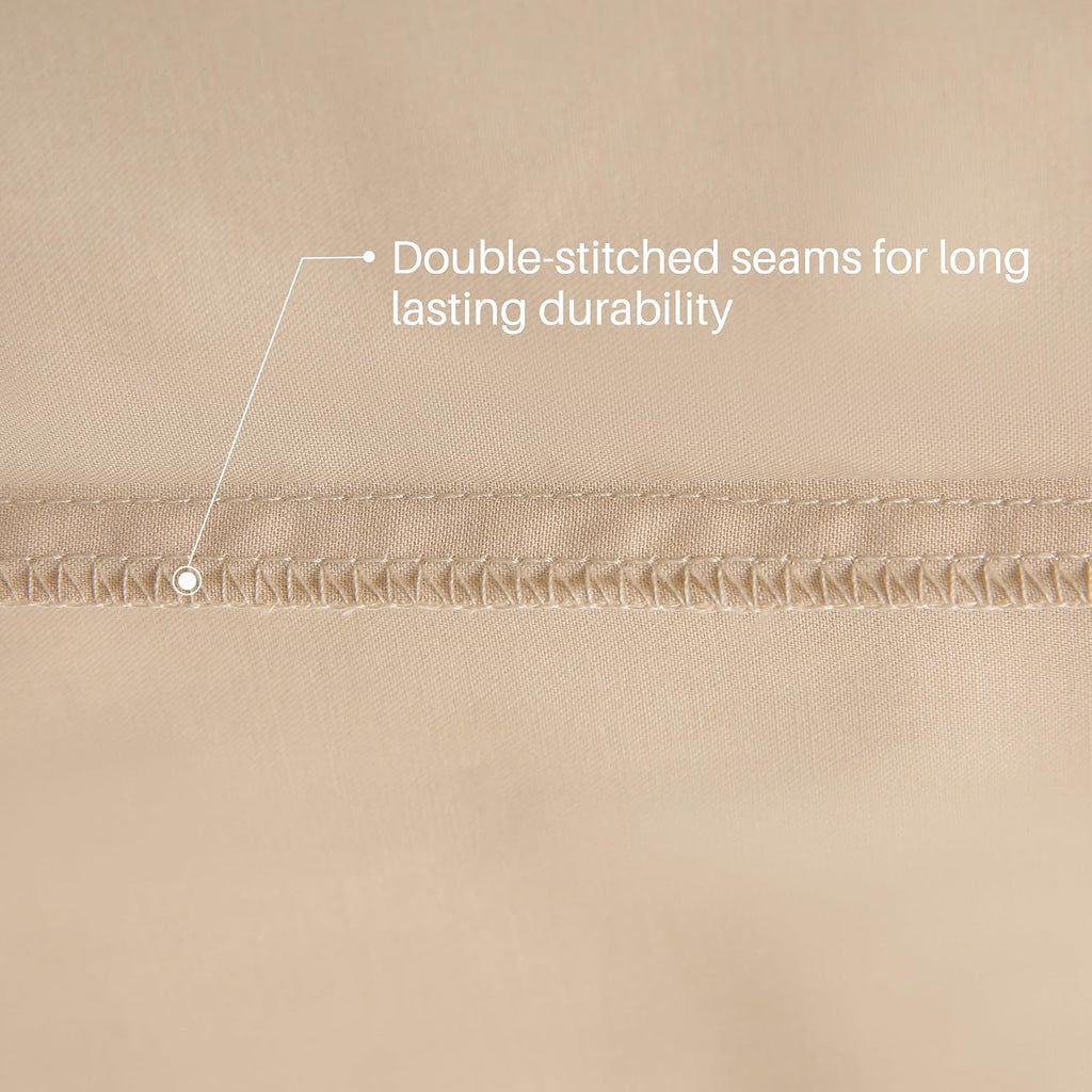 Oubonun 100% Cotton Body Pillowcase - 800 Thread Count/21x54, Moisture Absorbent and Breathable, Hotel Body Pillow Cover for All Seasons, B…