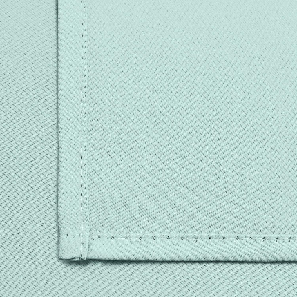 Yakamok Room Darkening Grommet Window Drapes Thermal Insulated Light Blocking Blackout Curtains for Bedroom(Aqua,38Wx63L,2 Panels)