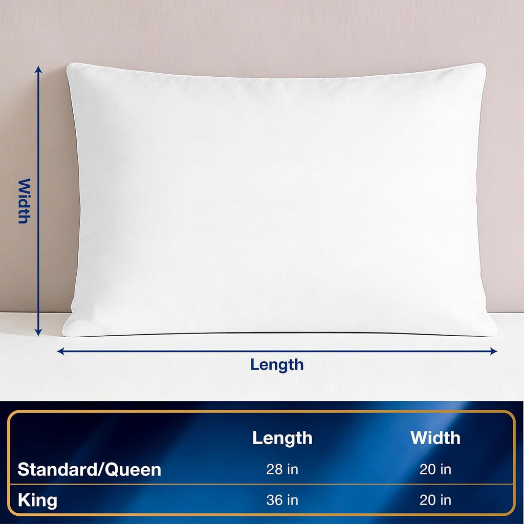 Bed Bug Blocker FRE14602WHIT09 Pillow Protectors, King, White