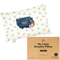 Mini Toddler Pillow with Pillowcase - 9x13 My Little Dreamy Travel Kids Pillow for Sleeping, Toddler Bed, Small, Tiny, Organic Cotton…