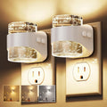 Llohasled L LOHAS LED Night Light, 3CCT Bubble Night Lights Plug into Wall,2 Pack 3000K/4000k/5000K Adjustable Night Light, Dimmable Nightli…