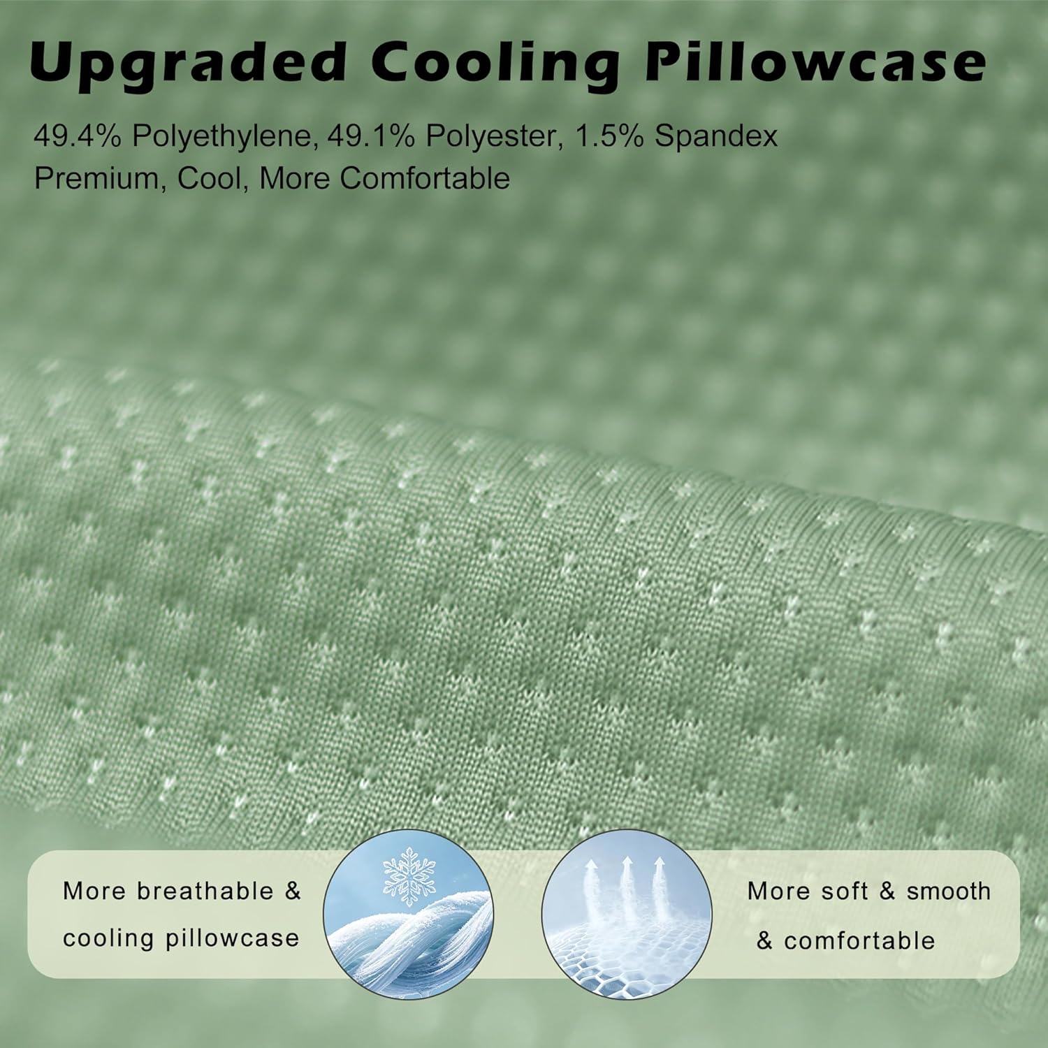 BetterSleepAnywhere! Cooling Camping Pillow, Memory Foam Travel Pillow with Adjustable Buckle Strap & Storage Bag