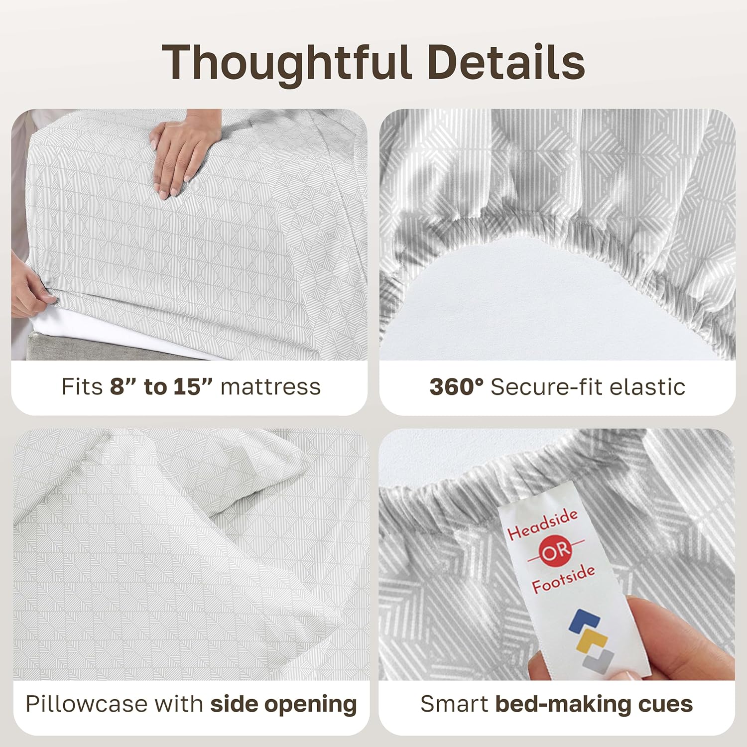 CaliforniaDesignDen California Design Den Soft Twin XL 100% Cotton Sheet Sets, 400 Thread Count Good Housekeeping Award Winner, Smooth Sate…