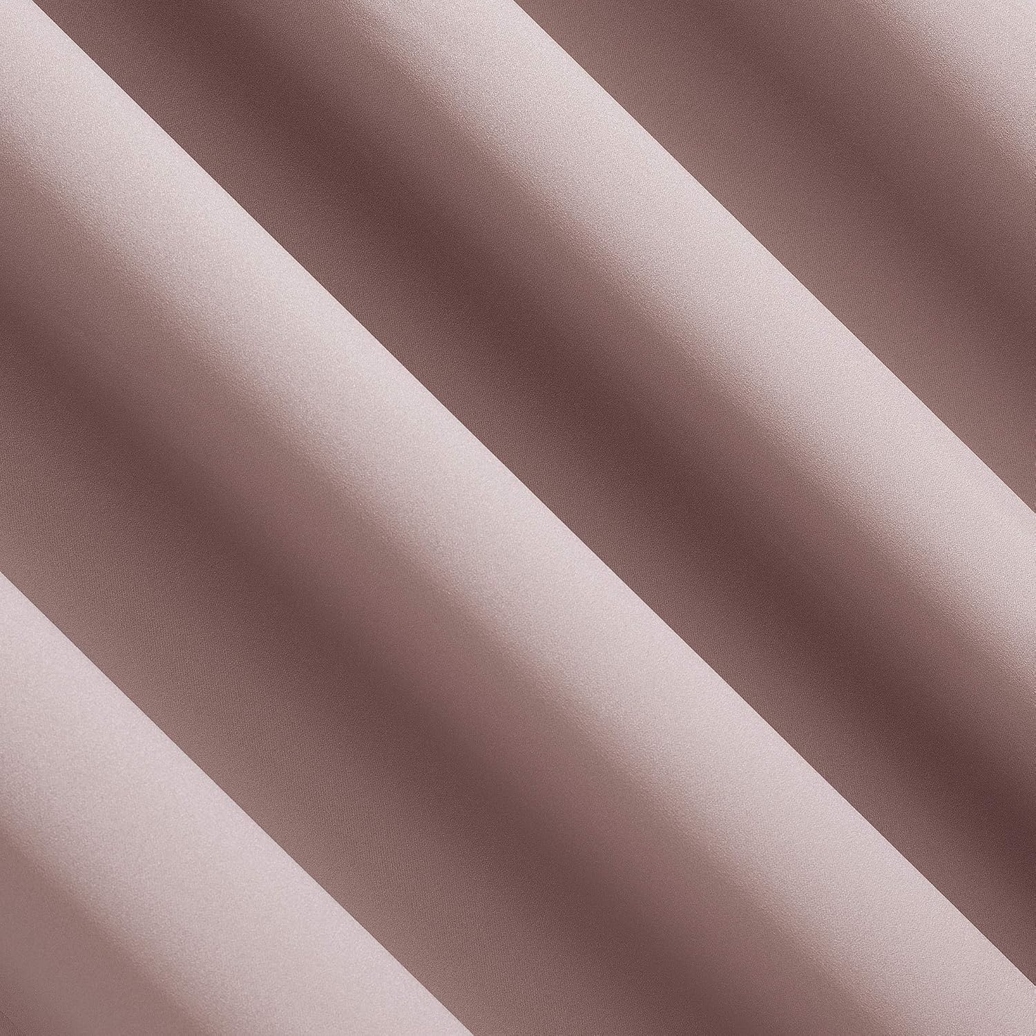 Sun Zero Nordic 2-pack Theater Grade Extreme 100% Blackout Grommet Curtain Panel Pair, 52" x 84", Blush
