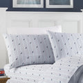 Nautica Twin Size Sheet Set, Crisp & Tailored Cooling Sheets with a Smooth Cotton Percale Lightweight Feel - Bed Sheets with Matching Pillo…