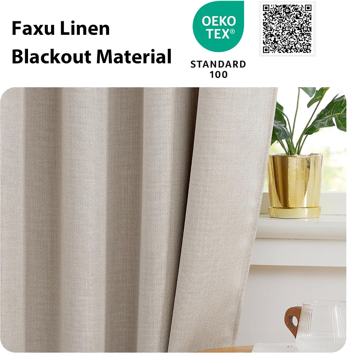 Nicetown Valances for Bedroom, Farmhouse Windows Blackout Thermal Insulated Valance Tiers for Living Room Short Curtains for Loft Basement…