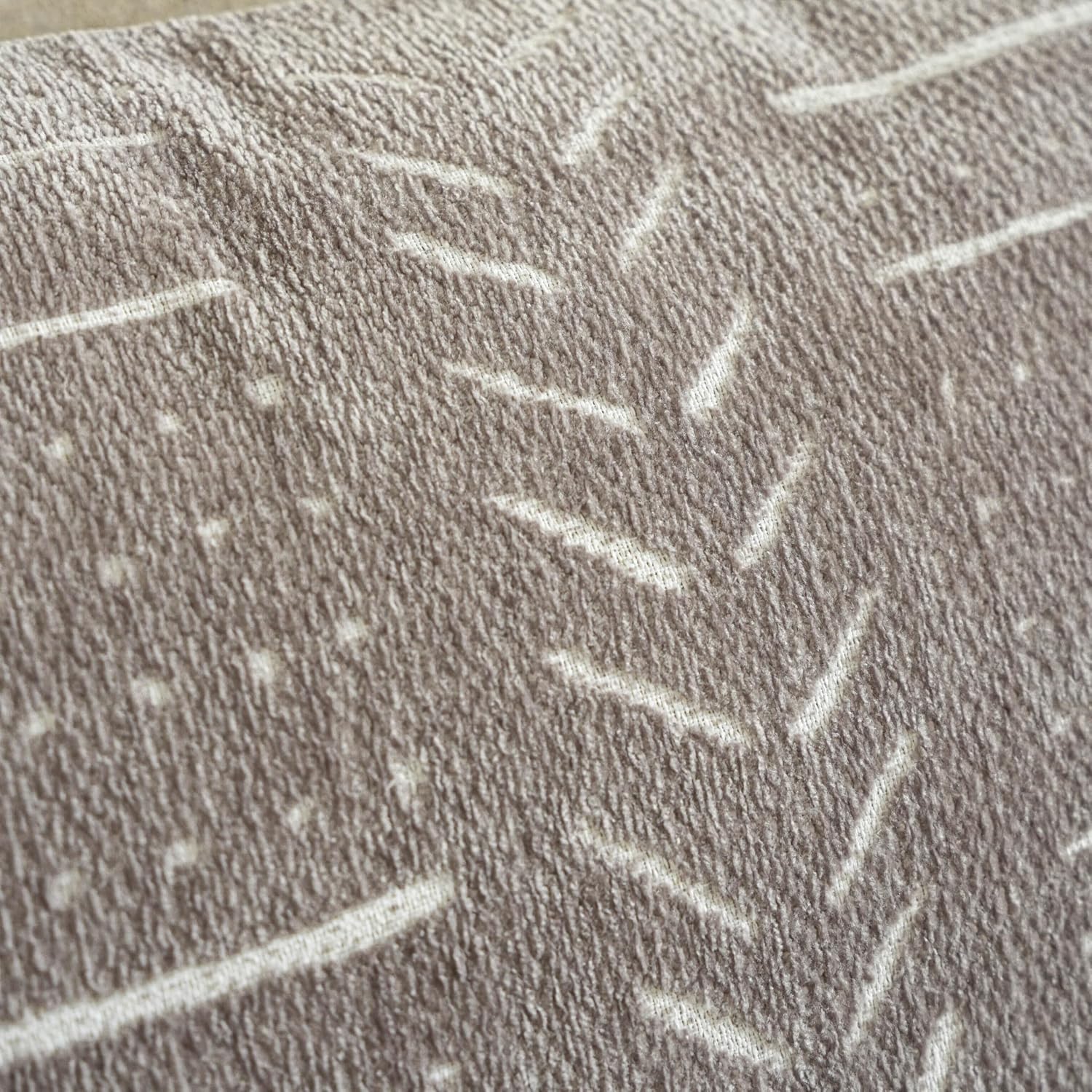 BlissBlush Decorative Long Lumbar Pillow Cover 14x36 for Bed, Taupe Soft Woven Chenille Accent Pillow Cover for Bedroom Couch Sofa…
