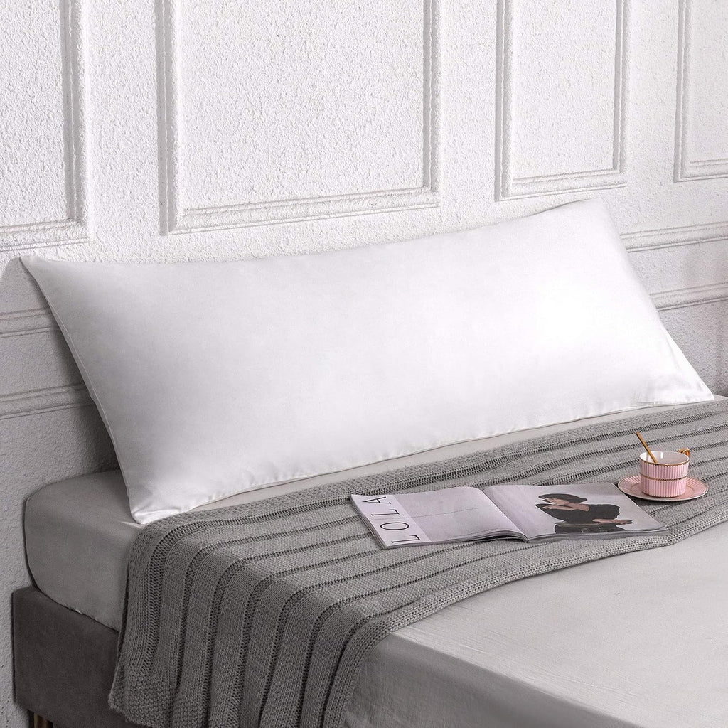 Oubonun 100% Cotton Body Pillowcase - 800 Thread Count/21x54, Moisture Absorbent and Breathable, Hotel Body Pillow Cover for All Seasons, W…
