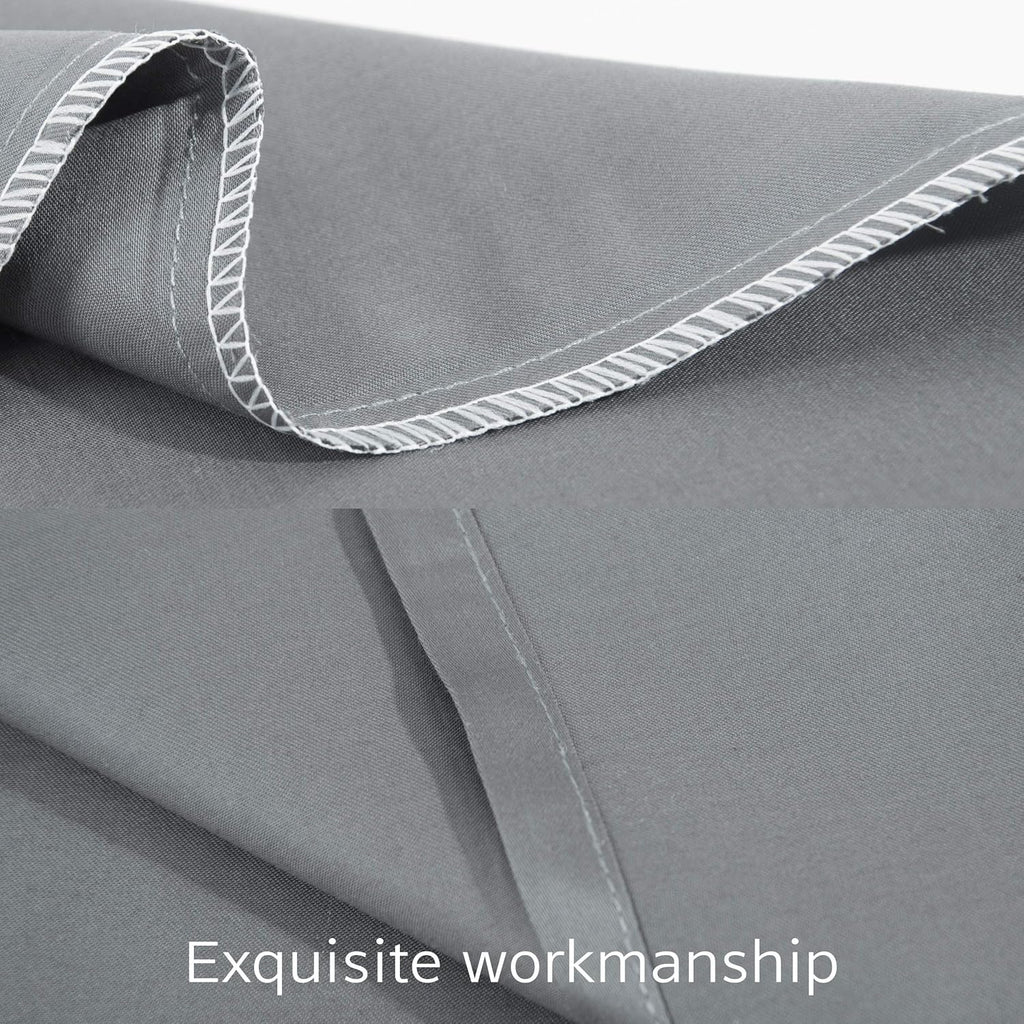 NTBAY Egyptian Cotton King Pillowcases - Set of 2, 500 Thread Count Cotton Pillowcases - Soft and Breathable Envelope Closure Pillow…