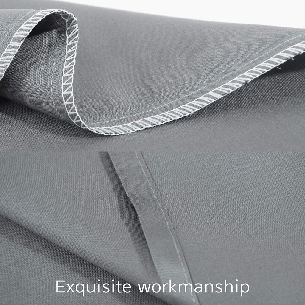 NTBAY Egyptian Cotton Queen Pillowcases - Set of 2, 500 Thread Count Cotton Pillowcases - Soft and Breathable Envelope Closure Pillow…