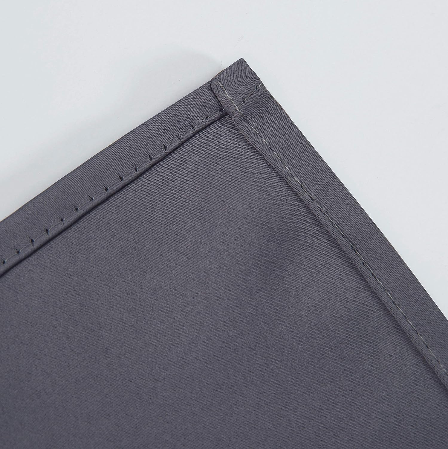 Lemomo Grey Thermal Blackout Curtains/52 x 54 Inch/Set of 2 Panels Room Darkening Curtains for Bedroom 54 Inch Grey