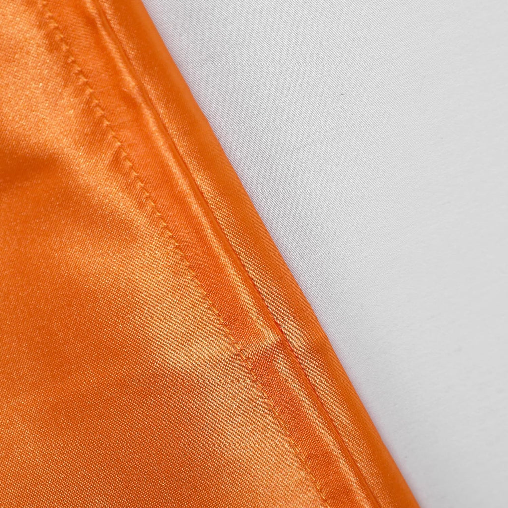 Ntbay 12 Pack Satin Queen Pillowcases for Hair and Skin, Luxurious and Silky Pillow Cases with Envelope Closure, 20 x 30 Inches, Orange 12…