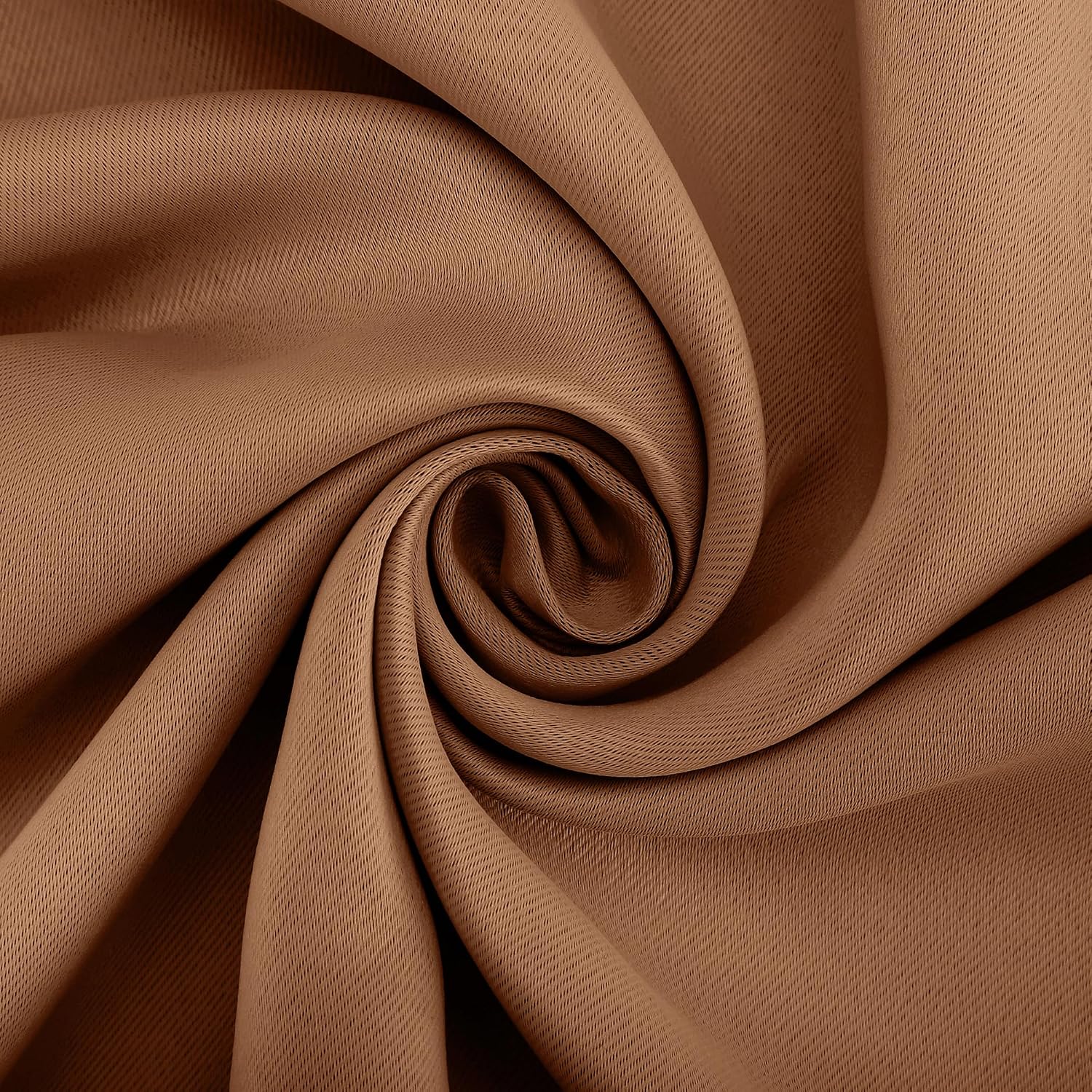 Sun Zero Easton Energy Saving Blackout Grommet Curtain Panel, Sunbaked Brown, 40" W x 84" L (1 Panel)