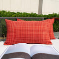 Kevin Textile Outdoor Waterproof Throw Pillow Covers 14x24 Inch Pack of 2 Woven Faux Linen Farmhouse Decorative Water Resistant Lumbar…