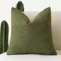 Foindtower Decorative Textured Boucle Throw Pillow Covers Accent Solid Pillow Cases Neutral Soft Cozy Couch Cushion Case for Chair Sofa…