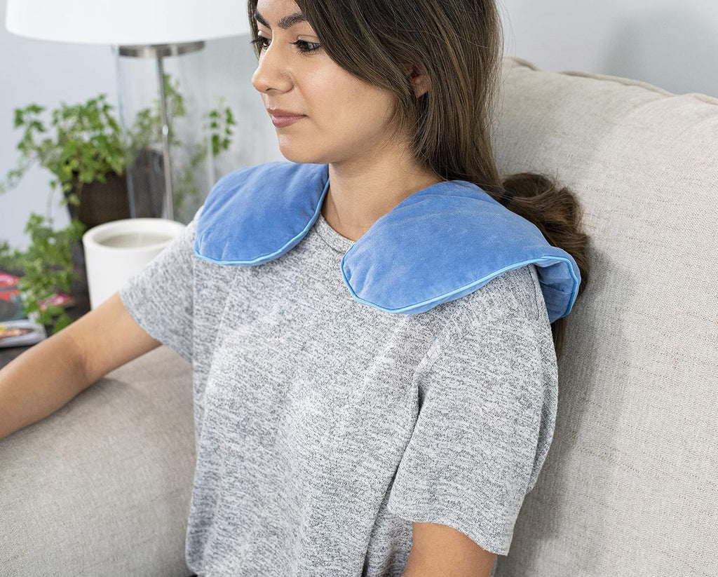 DreamtimeInc DreamTime Microwaveable Crescent Wrap with Aromatherapy, Heating Pad for Neck and Shoulders, Neck Wrap with Soothing Lavender,…