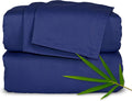 PureBamboo Pure Bamboo King Sheets, Genuine 100% Organic Viscose Derived from Bamboo Bed Sheet Set, Luxuriously Soft & Cooling, Double Stit…