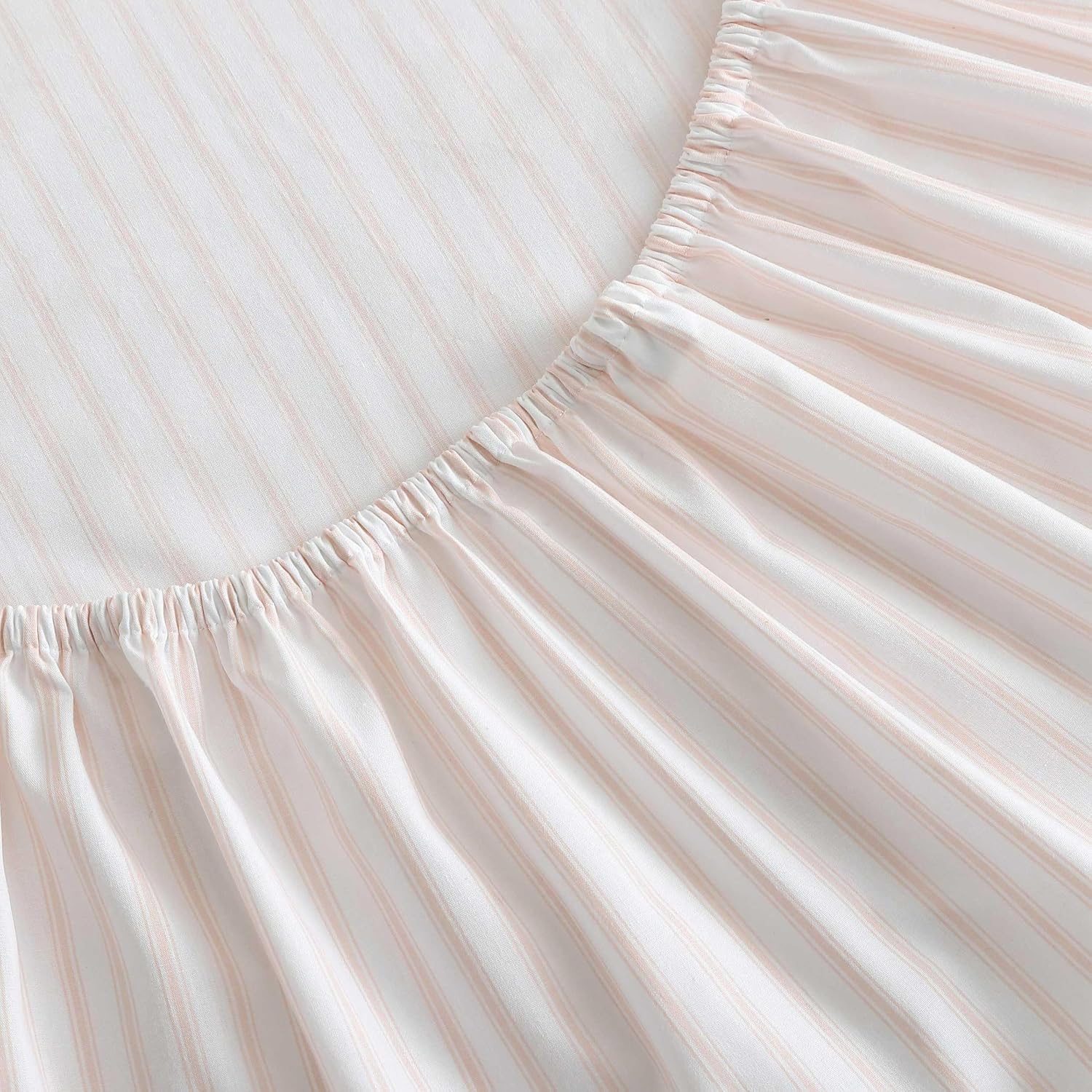 MarthaStewart Martha Stewart - King Size Sheets Set, Crisp & Tailored Cooling Sheets with a Smooth Cotton Percale Lightweight Feel - Bed Sh…