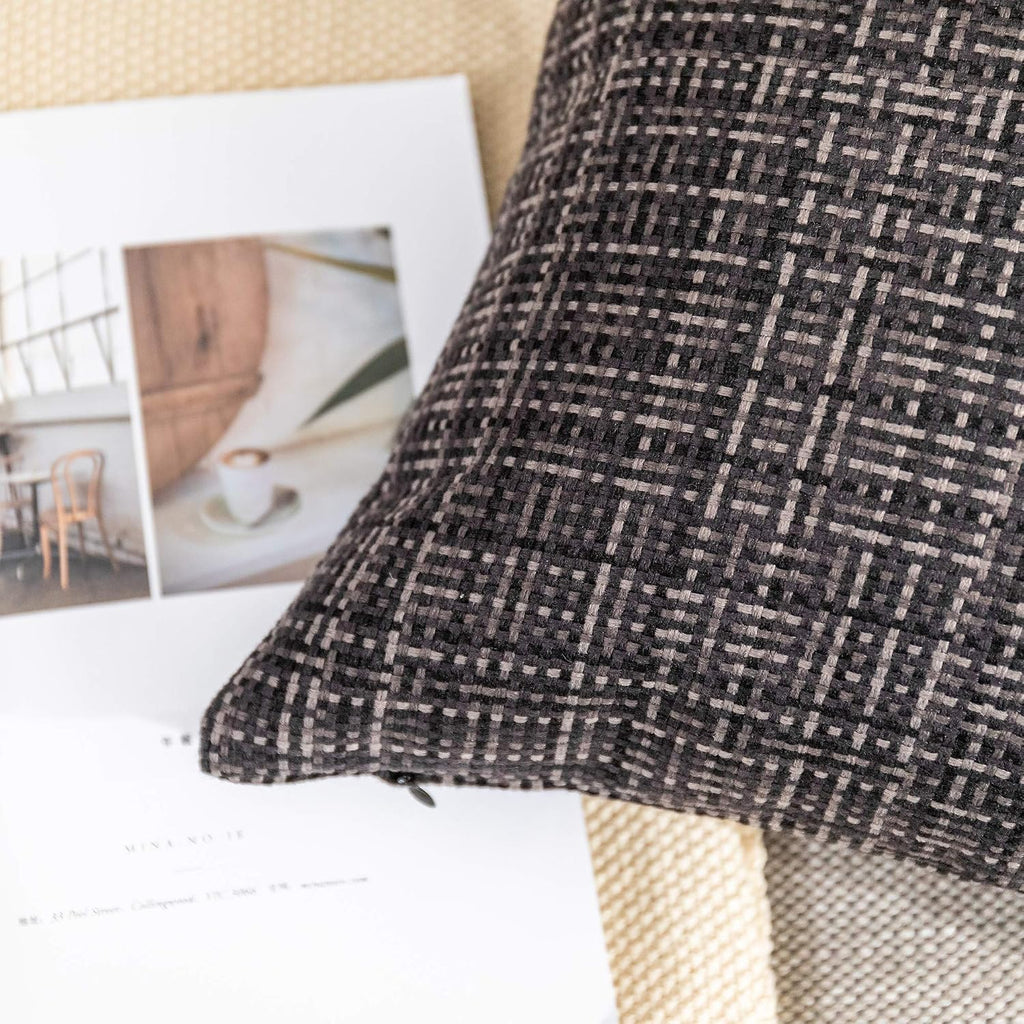 Kevin Textile Outdoor Waterproof Throw Pillow Covers 14x24 Inch Pack of 2 Woven Faux Linen Farmhouse Decorative Water Resistant Lumbar…