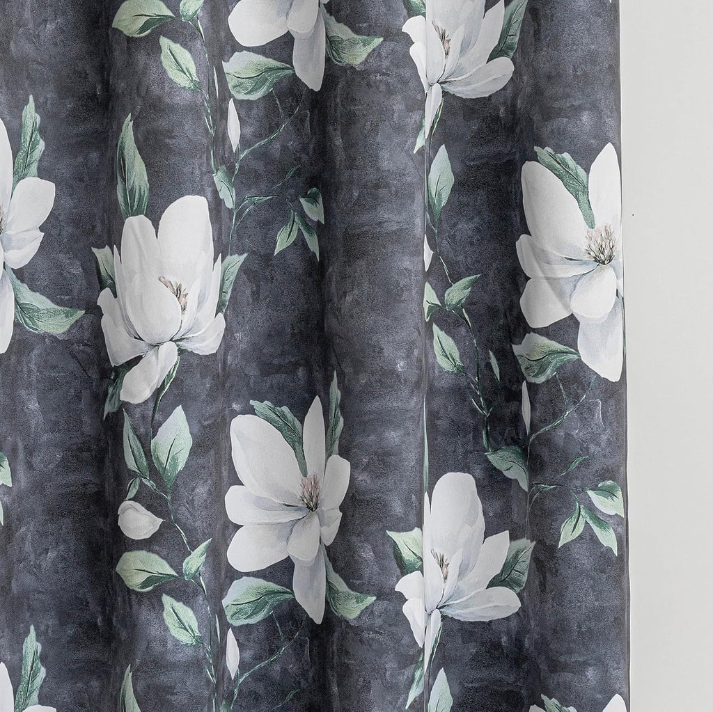 Myskyhome MYSKY HOME Floral Blackout Curtains 90 Inches Long 2 Panels Set - Black Out Thermal Insulated Privacy Protect Energy Efficient Mo…