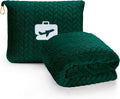 EverSnug Travel Blanket & Pillow 68x42 - Premium Ultra-Soft Microfleece 2 in 1 Compact & Packable Flight Blanket with Soft Bag…