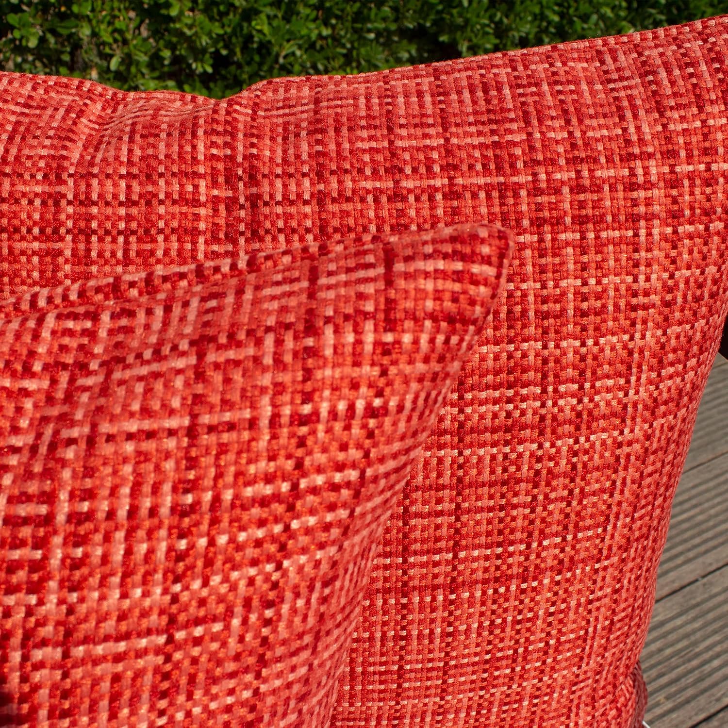 Kevin Textile Outdoor Waterproof Throw Pillow Covers 14x24 Inch Pack of 2 Woven Faux Linen Farmhouse Decorative Water Resistant Lumbar…