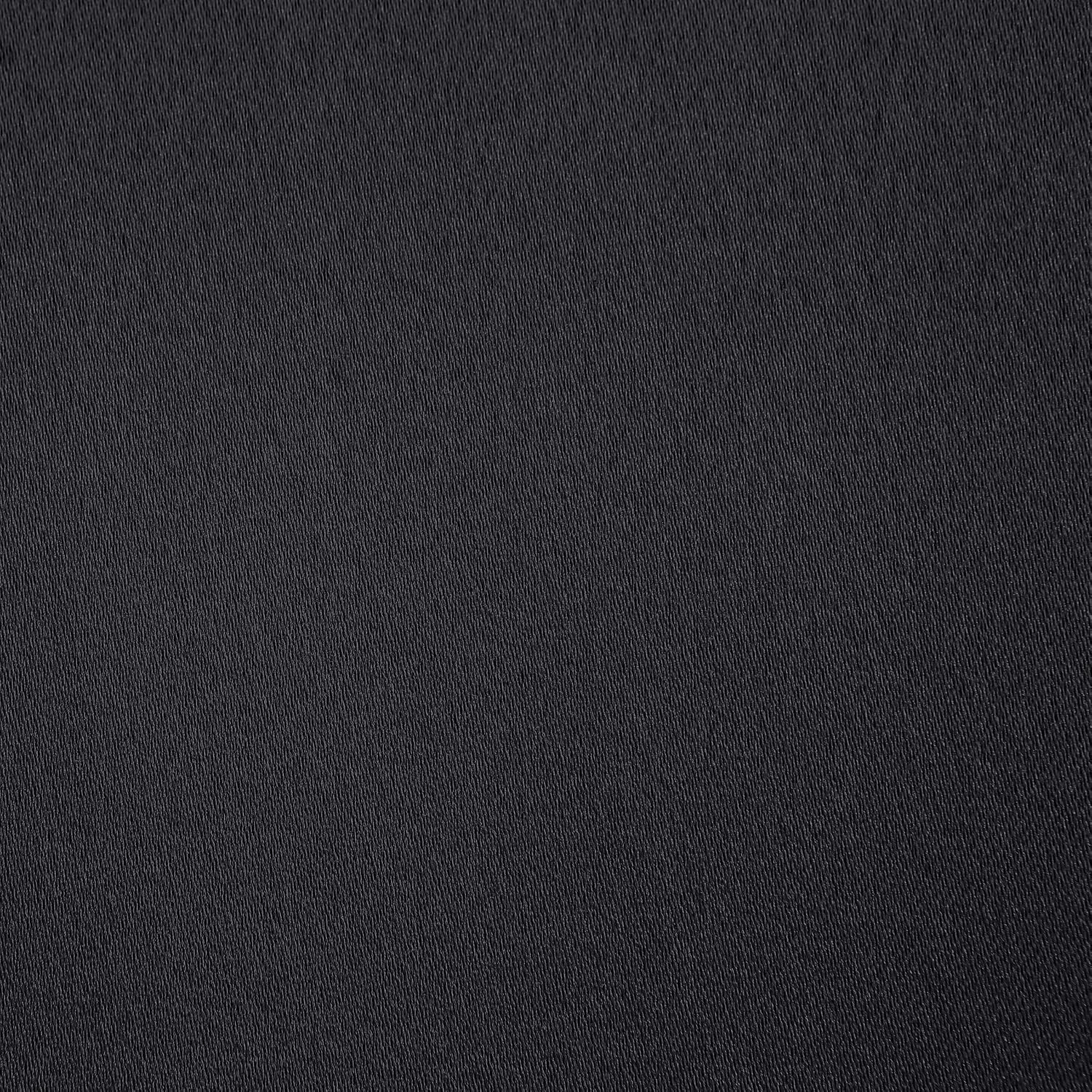 Sun Zero Oslo Theater Grade Extreme Total Blackout Rod Pocket Curtain Panel, 52" x 95", Coal