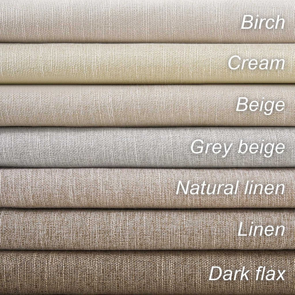 Topfinel Cream Linen Blackout Curtains 84 Inch Long for Bedroom Living Room, Ivory Pinch Pleat Back Tab Full Blackout Drapes Farmhouse Boho…