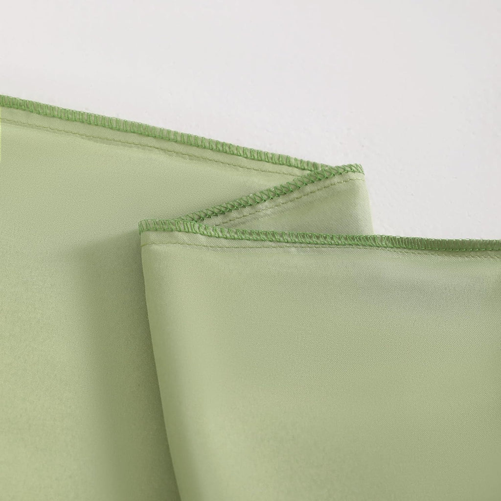 Ntbay Satin Body Pillowcase for Hair and Skin, Luxurious and Silky Pillow case with Envelope Closure, 20x54 Inches, Sage Green 54 Inches Gr…