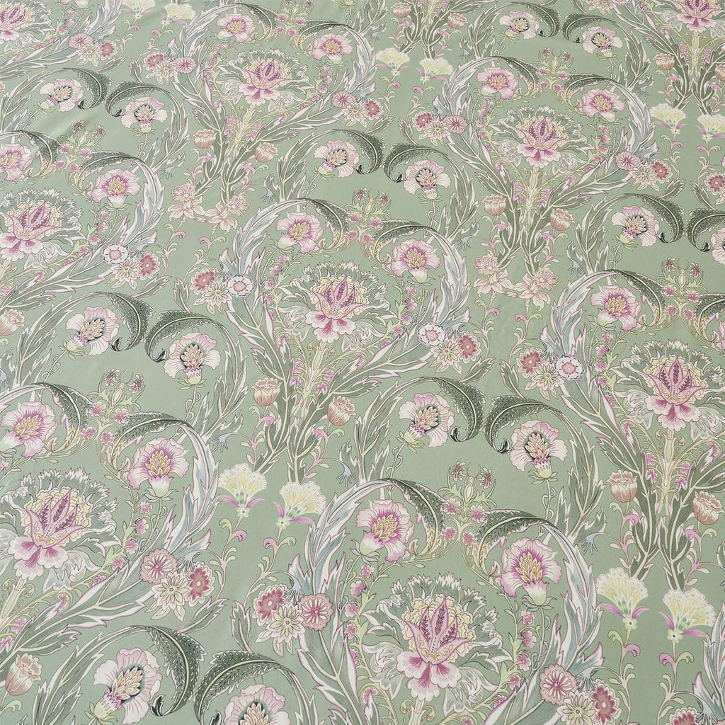 Softtouchsweetdreams Boho Sheets Silky Green Floral Bed Sheet Set Queen Size 100% Cotton Satin Weave Botanical Leaf Printed Cooling Sheets…