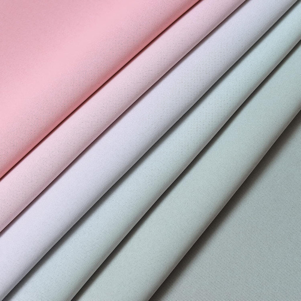 Yakamok Ombre Pink and Grey Curtains for Bedroom, Gradient Room Darkening Curtains, Grommet Thermal Insulated Light Blocking Window Drapes/…